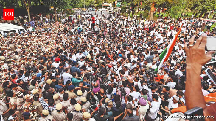 Anti-CEC protests: Opposition, police face off again; Rahul Gandhi says won’t stop till Gyanesh quits