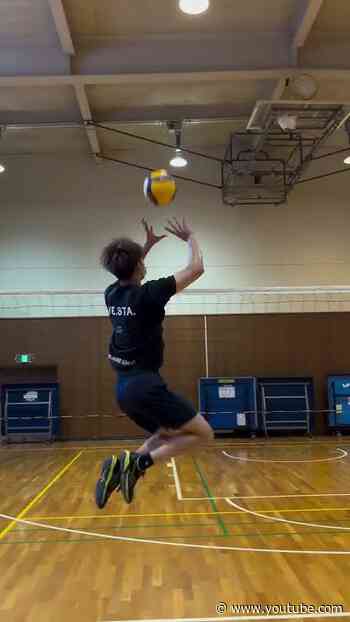 Locked in for the perfect spike. 🏐⚡ | 📹: (IG) shinjyo8888 #Olympics #Volleyball
