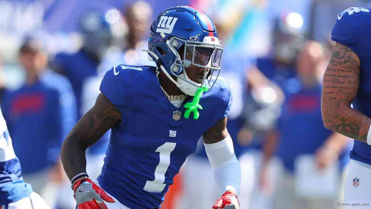 Giants' Nabers doesn't practice, knee more 'sore' than usual