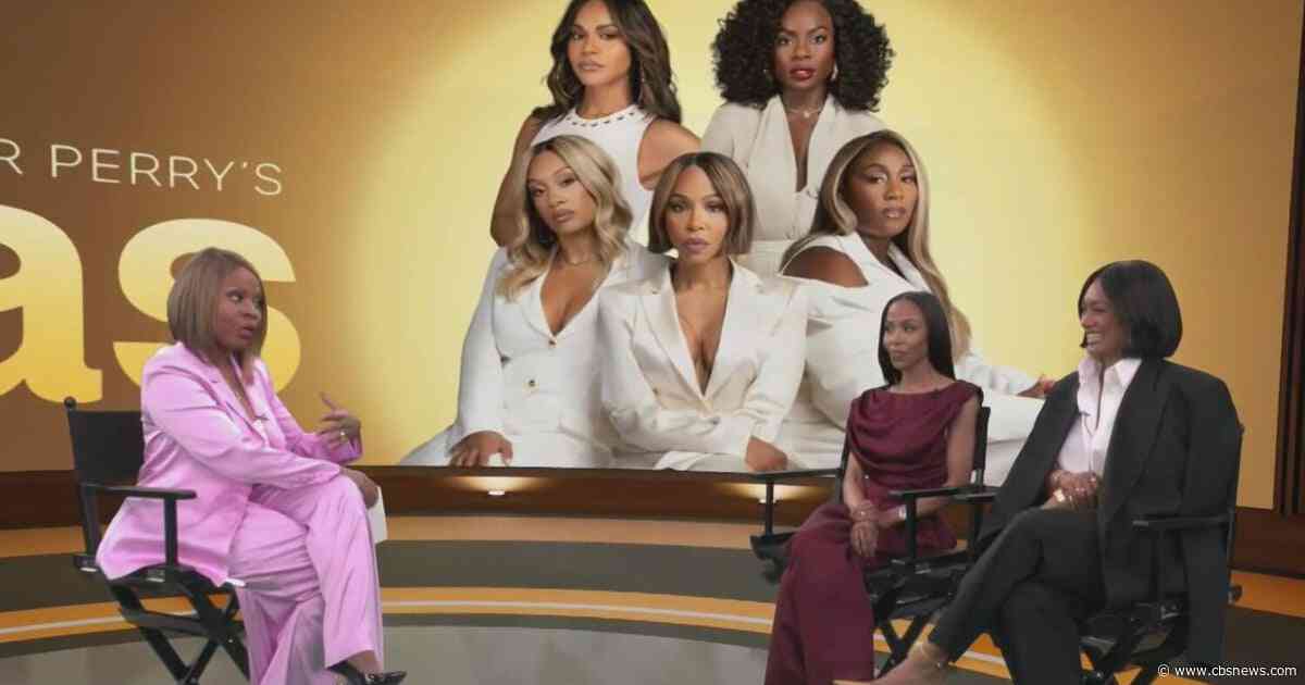 Chrystal Renee Hayslett and KJ Smith-Black on Tyler Perry's "Sistas" midseason return