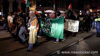 Pro-Palestijns protest Amsterdam ontbonden omdat betogers andere route namen