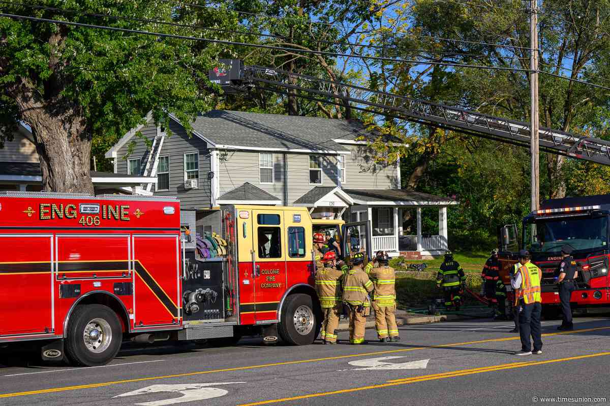 Central Avenue in Colonie reopens after house fire