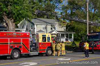 Central Avenue in Colonie reopens after house fire