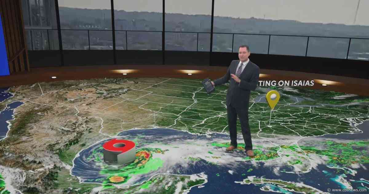 Georgia waiting to see impact of strengthening Tropical Storm Isaias