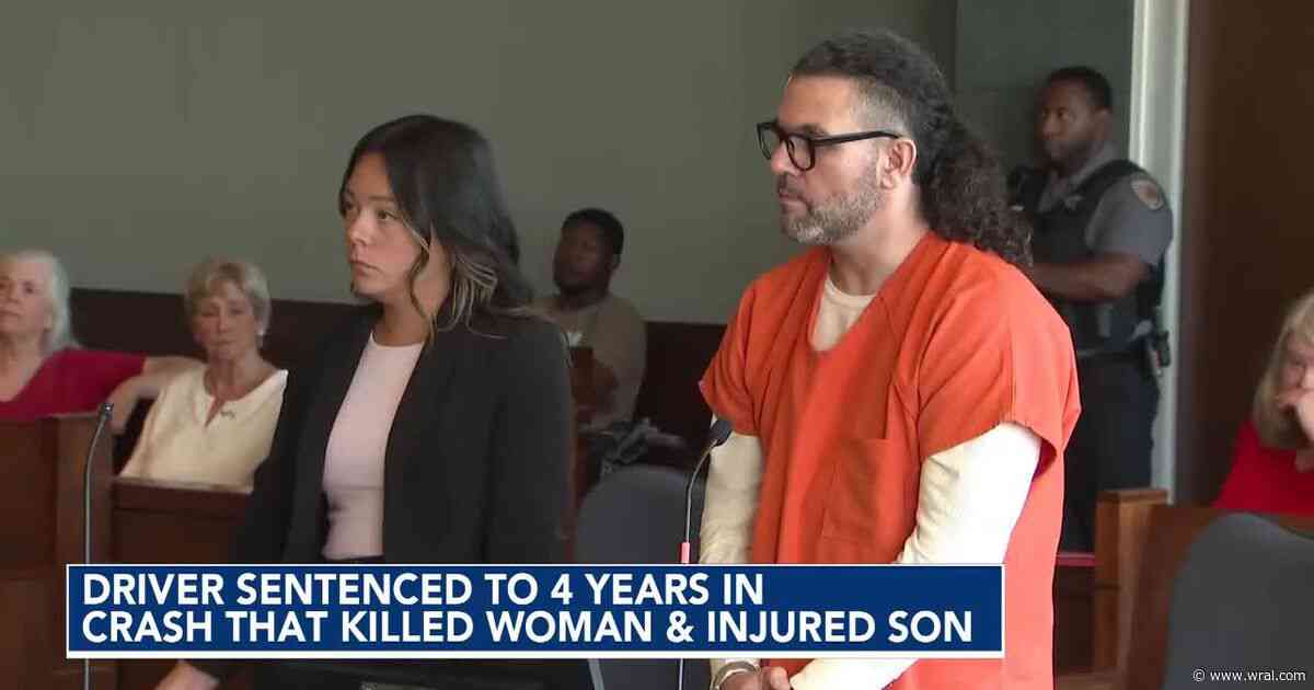 Driver sentenced in impaired-driving crash that killed woman, injured adopted son