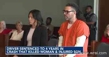 Driver sentenced in impaired-driving crash that killed woman, injured adopted son