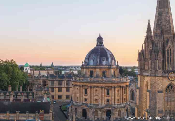 Winners named for £1.6bn University of Oxford framework