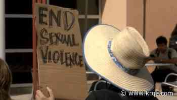 University of New Mexico students gather together for rally amid Cornell 7 case