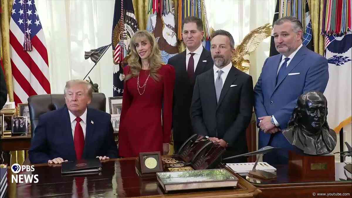 WATCH: Trump says he keeps sending Americans checks before election because of 'tremendous growth'