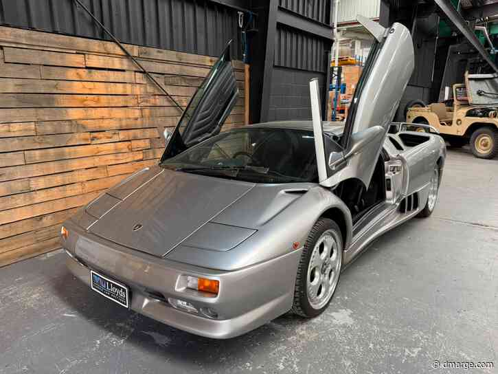 Rod Stewart’s Old Lamborghini Diablo Is Up For Auction In Australia And Bidding Starts At $1