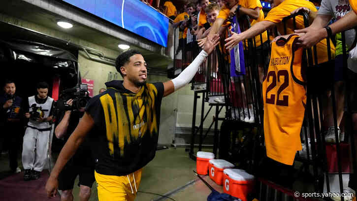 Tyrese Haliburton returns from Achilles injury in preseason game in Ames, where he bought out the Iowa State student section