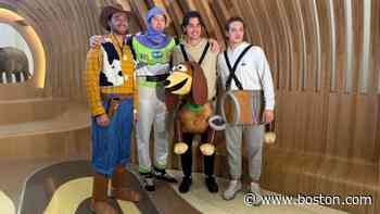 Bruins dress up as ‘Toy Story’ characters as part of annual Halloween visit to local hospitals