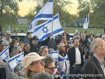Winnipeggers come together to remember Oct. 7 victims