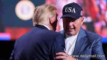 Trump awards Medal of Freedom to baseball legend Roger Clemens during Texas rally... with bizarre reference to pitcher's drug allegations