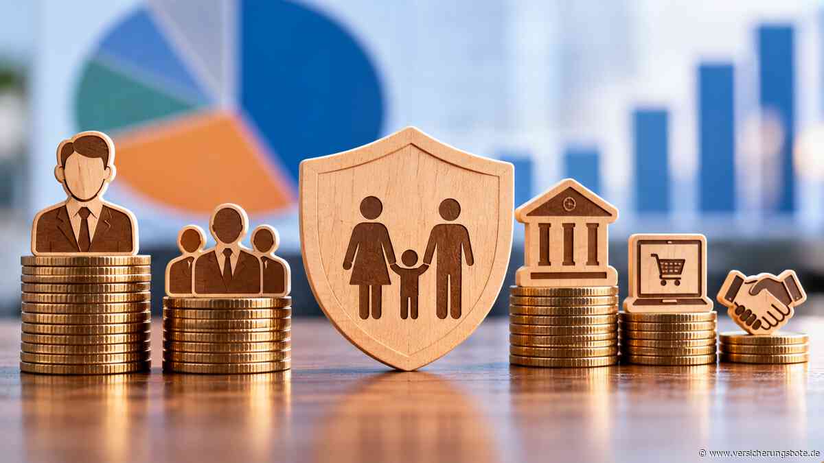 Lebensversicherung: Marktanteile von Vertretern, Maklern und Banken