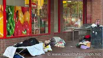 Concerns over man sleeping outside Nuneaton Iceland store