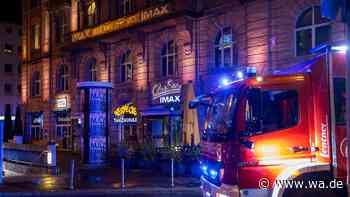 Nach Spielschluss: Feuer bricht in Frankfurter Kino aus