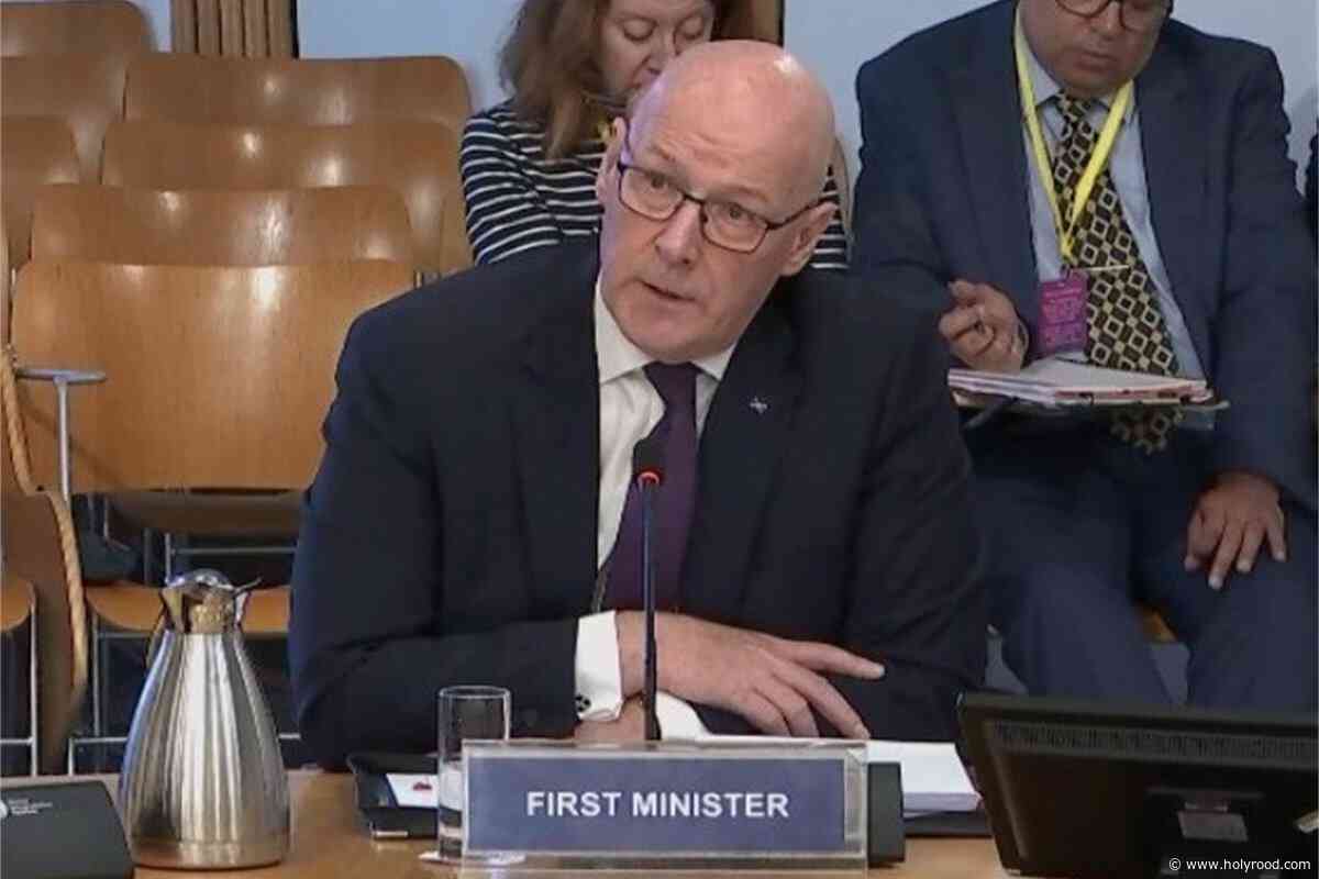 Swinney on the spot: A solemn FM brings his serious face to MSP grilling