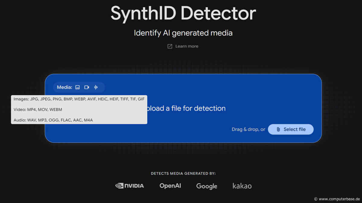 SynthID Detector: Googles KI-Detektor ist jetzt für alle zugänglich
