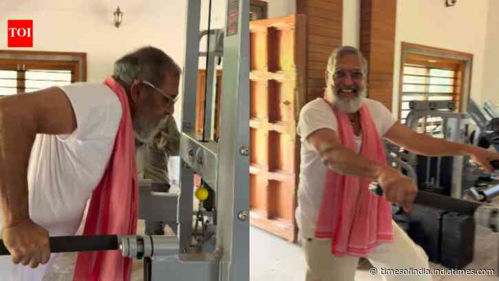 Nana Patekar passes away at 75: Old video of the legend performing tricep dips in red gamcha resurfaces; leaves fans in tears