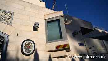 Israel to shut British consulate in East Jerusalem in retaliation over sanctions