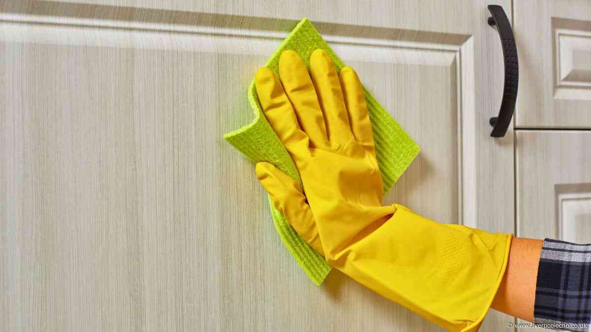 Kitchen cupboards will be clean and dust-free in 5 minutes if washed with simple kitchen item