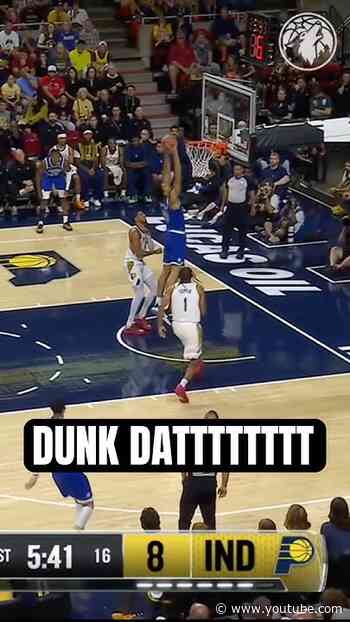 HE JUST WANTS TO DUNK EVERYTHING
