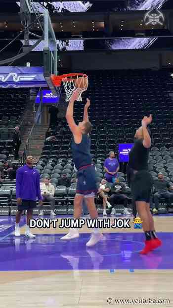 Watch your head ‼️  #nba #nikolajokic