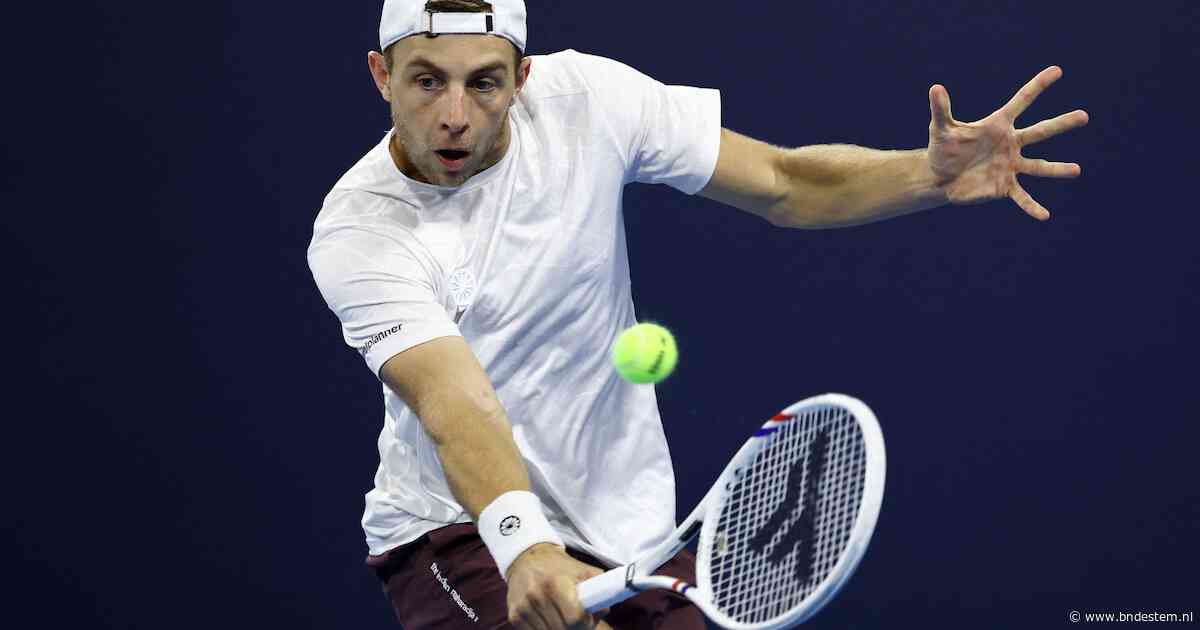 Opnieuw tegenvaller voor Tallon Griekspoor: tennisser verliest in China alweer in eerste ronde