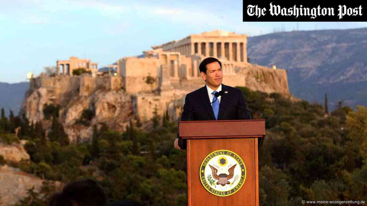 Rubios Rede in Griechenland deutet auf größere Ambitionen hin