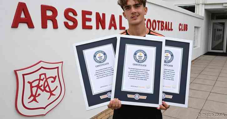 Arsenal wonderkid Max Dowman presented with THREE Guinness World Records