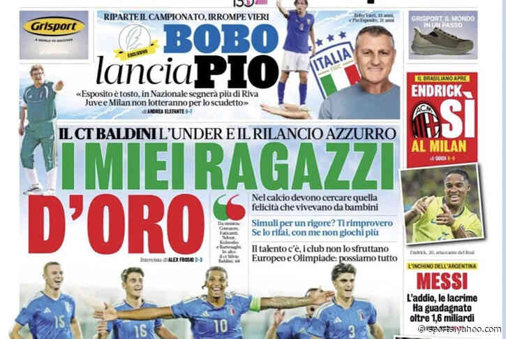 Today’s Papers: Endrick opens door to Milan, Palmisani calls Juve and Modric isn’t stopping