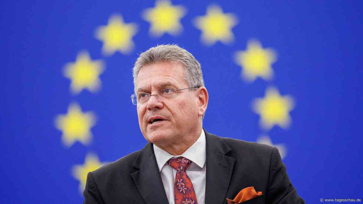 Hohe Erwartungen an Besuch von EU-Handelskommissar Sefcovic in Peking