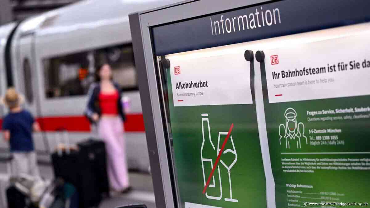 Bahnsteig-Bier bald verboten: Was Reisende jetzt noch dürfen