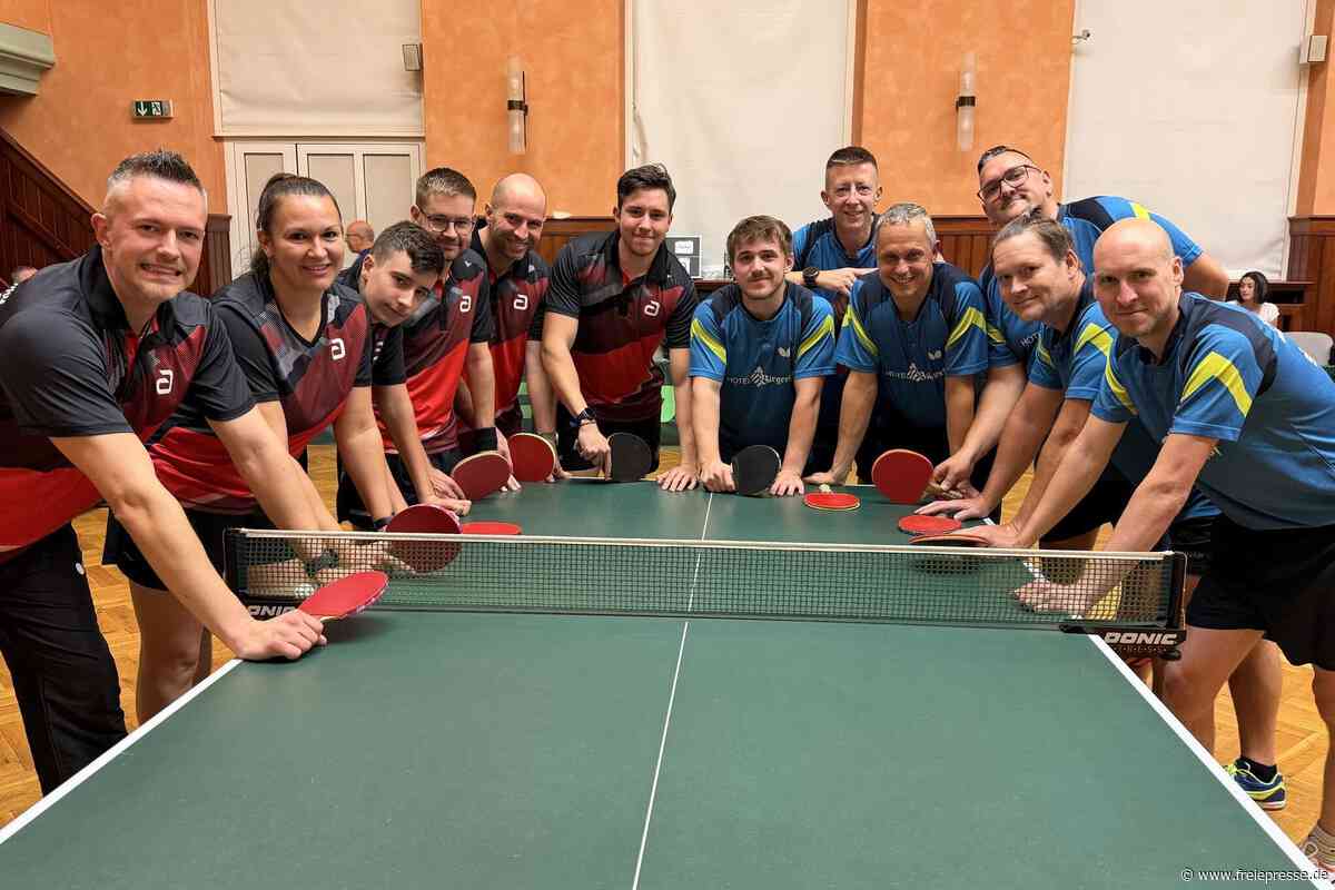 Tischtennis-Team aus dem Erzgebirge brennt auf Wiedergutmachung