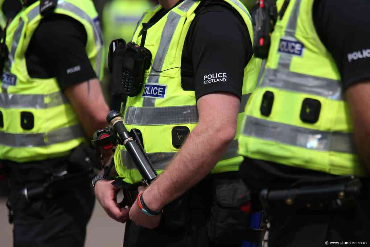 Man arrested after anti-immigration protest involving masked group in Glasgow