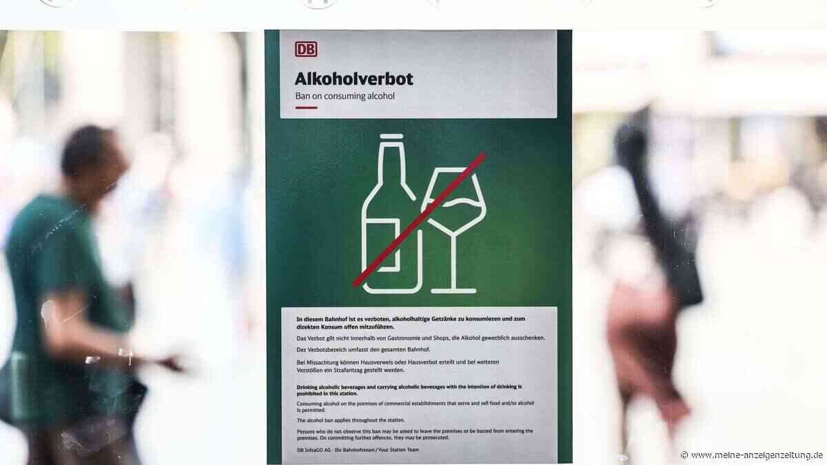 Alkoholverbot an Bahnhöfen startet: Welche Strafen drohen?