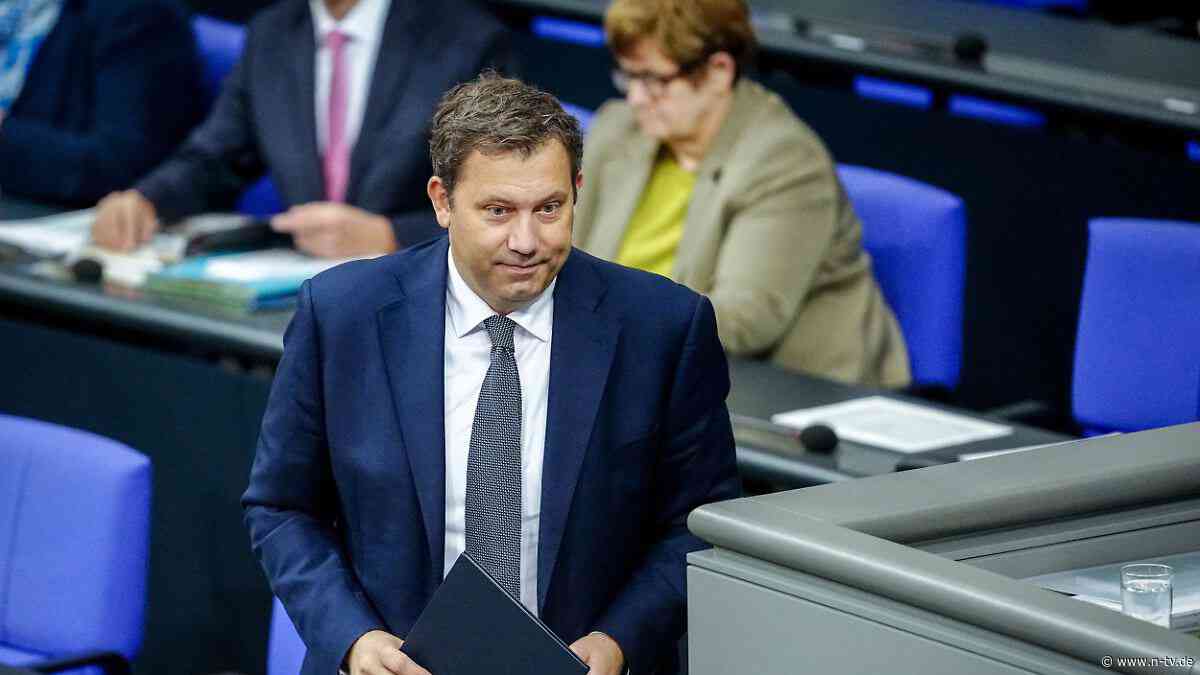 "Keine geringe Summe": Klingbeil wehrt sich gegen Kritik an seiner Steuerreform