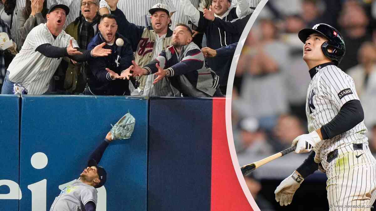Honkballers New York Yankees uitgeschakeld in play-offs MLB door ingreep van eigen fan