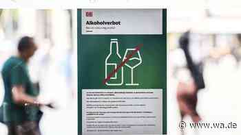 Alkoholverbot an Bahnhöfen startet: Welche Strafen drohen?