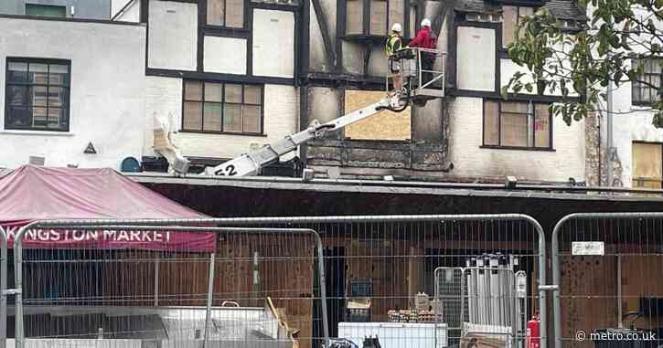 ‘Heart’ of London community destroyed after fire rips through 800-year-old market
