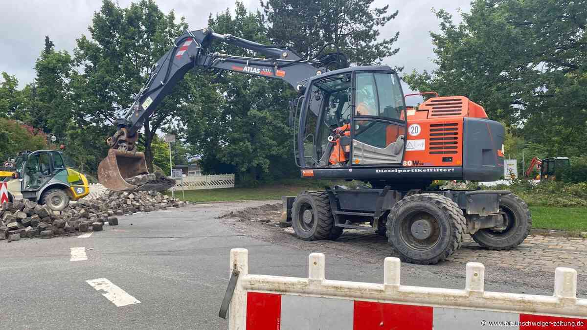 Baustelle am Herkuleskreisel in Osterode: Das ändert sich in den Herbstferien