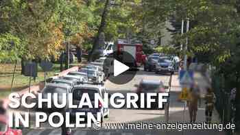 Amok-Alarm: Video zeigt Ermittlungen nach Angriff eines 19-Jährigen auf Mitschüler