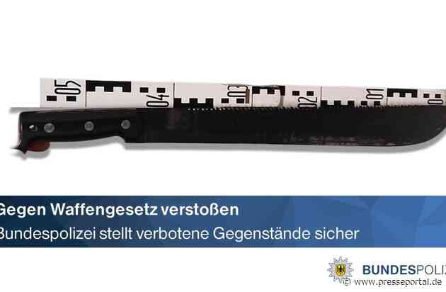 BPOLI LUD: Machete im Pkw: Kontrolle endet an der Stadtbrücke Görlitz