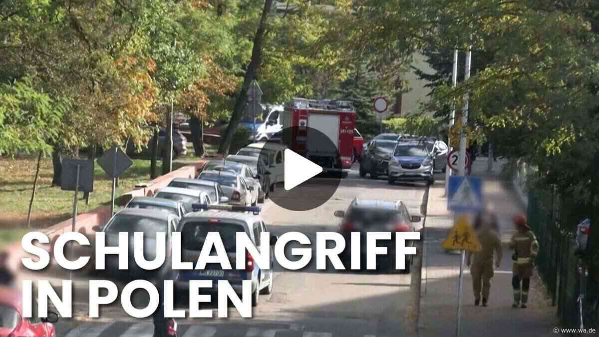 Amok-Alarm: Video zeigt Ermittlungen nach Angriff eines 19-Jährigen auf Mitschüler