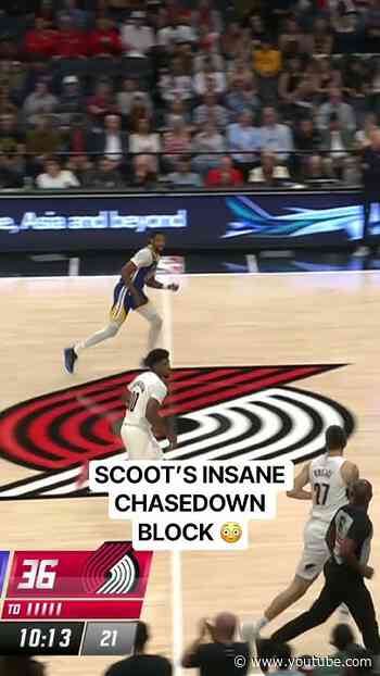 Scoot Henderson’s INSANE Chasedown Block Leads to a Krejci 3️⃣