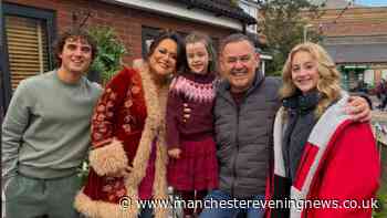 Coronation Street star shares adorable festive cobbles snap as fans cast same George and Christina verdict