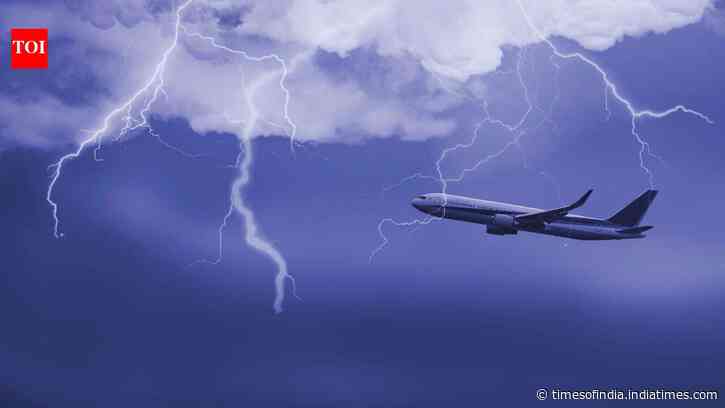 IndiGo flight carrying 110 people was hit by lightning at 17,000 feet; nose damaged