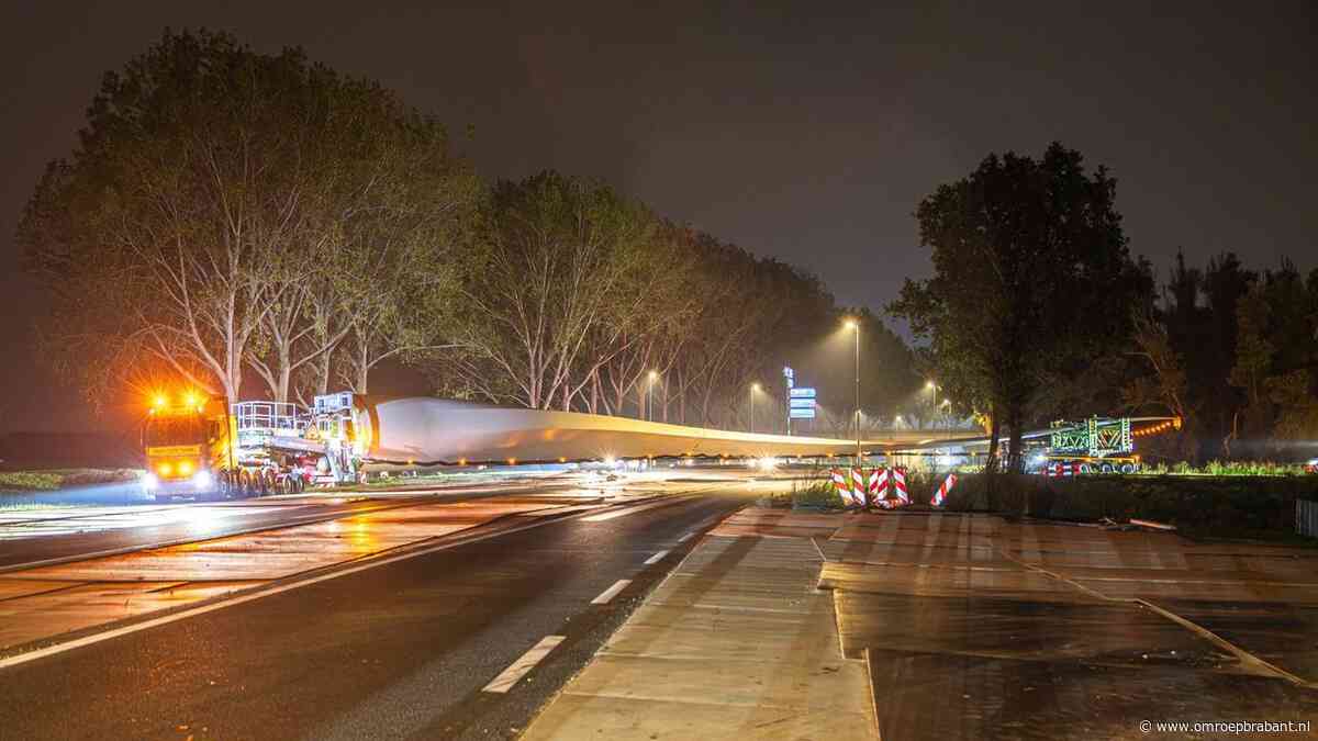 Gloednieuwe wieken van 80 meter scheuren over de A59: 'Extra efficiënt'