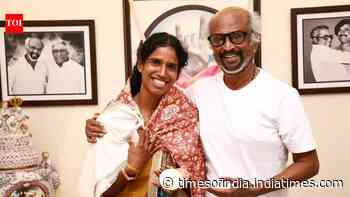 Rajinikanth meets Asian Games medalist Vithya Ramaraj, congratulates her